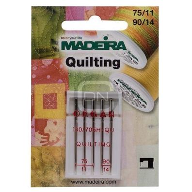 Quiltnadel Stärke 75 90 5er Pack Madeira