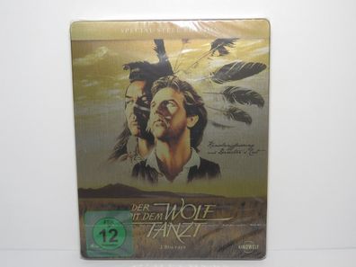 Der mit dem Wolf tanzt - Kevin Costner - Steelbook - Blu-ray - Originalverpackung