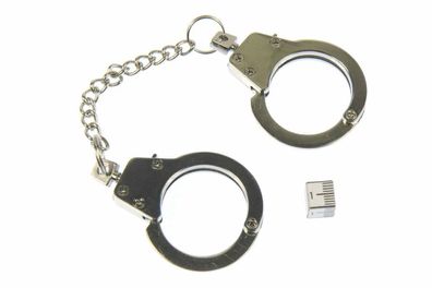 Handschellen Schlüsselanhänger Miniblings Daumenschellen Anhänger Polizei XL