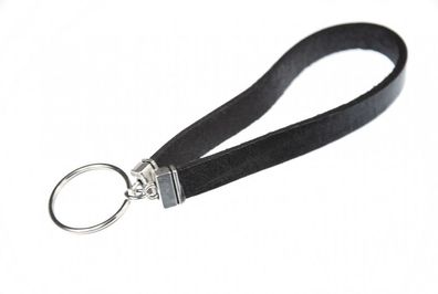 Lederring Schlüsselanhänger Schlüsselring Miniblings Leder Lederband dunkelbraun