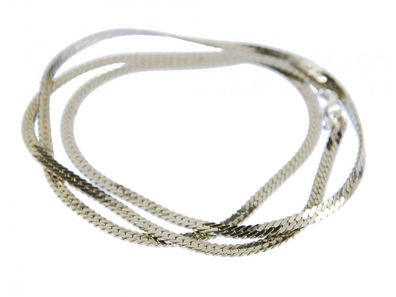 Gliederkette silber Unikat Miniblings Schlangenkette Metall versilbert 70cm
