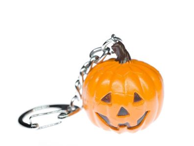 Halloween Kürbis Schlüsselanhänger Miniblings Anhänger Schlüsselring Gruselig