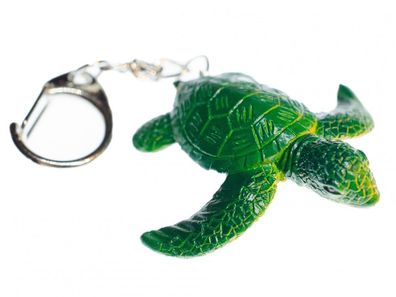 Wasserschildkröte Schlüsselanhänger Miniblings Schildkröte Meeresschildkröte grün