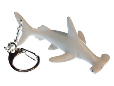 Hammerhai Schlüsselanhänger Miniblings Anhänger Meerestier Ozean Haifisch grau