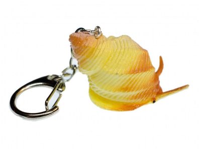 Wasserschnecke Schlüsselanhänger Miniblings Schnecke Meerestier Muschel gelb