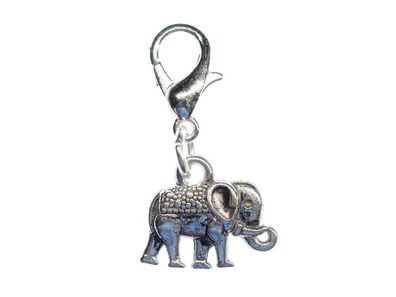 Elefant Charm Anhänger Bettelarmband Miniblings Charms Elefanten 12mm silber