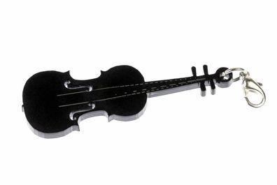Geige Violine Acrylglas Charm Zipper Pull Anhänger Bettelanhänger Miniblings sz.