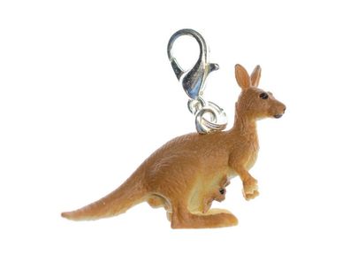 Känguru Australien Gummi Charm Zipper Pull Anhänger Känguruh Miniblings