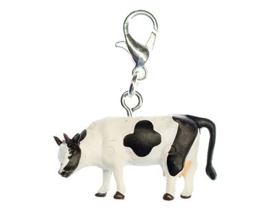 Kuh Kühe Bauernhof Charm Zipper Pull Anhänger Bettelanhänger Miniblings Kalb