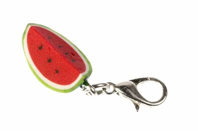 Melone Wassermelone Obst Charm Anhänger Bettelanhänger Miniblings Achtel