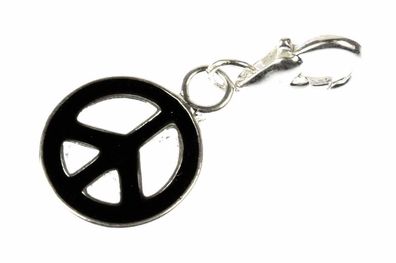 Peace Peacezeichen Charm Anhänger Bettelarmband Miniblings Friedenszeichen