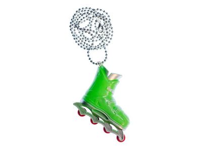 Rollerskates Rollschuhe Inlineskates Kette Halskette Miniblings Skates 80cm grün