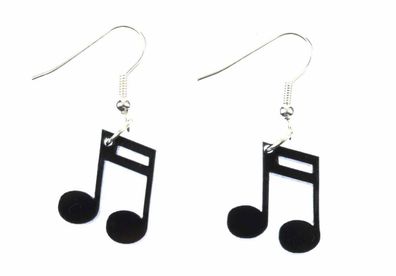 Noten Klavier Musikerin Ohrringe Miniblings Hänger Musik Sechzehntel Note 16tel