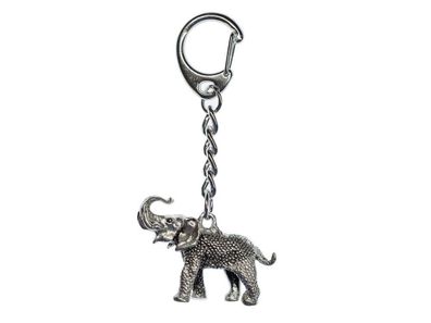 Elefant Schlüsselanhänger Miniblings Anhänger Schlüsselring Elefanten Zoo silber