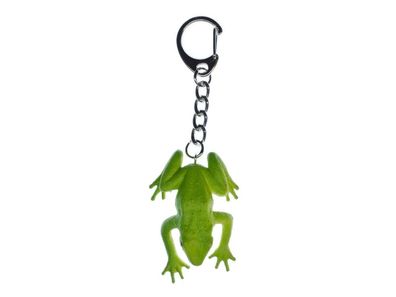 Frosch Schlüsselanhänger Miniblings Anhänger Schlüsselring Kröte Grasfrosch grün