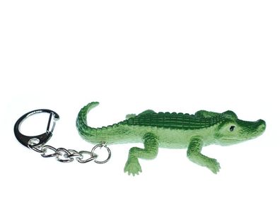 Krokodil Schlüsselanhänger Miniblings Anhänger Schlüsselring Kroko Zoo Gummi