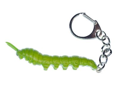 Raupe Schlüsselanhänger Miniblings Anhänger Schlüsselring Halloween Wurm