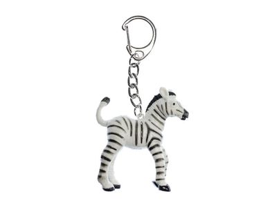 Zebra Schlüsselanhänger Miniblings Anhänger Schlüsselring Zoo Zebra Kind Baby