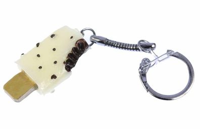 Eis Schlüsselanhänger Miniblings Stieleis Stieleis Kawaii weiß 4cm
