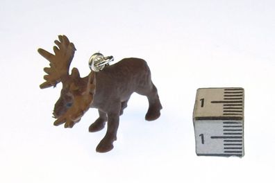 Elch Charm Zipper Pull Anhänger Bettelanhänger Rentier Moose Miniblings Norwegen