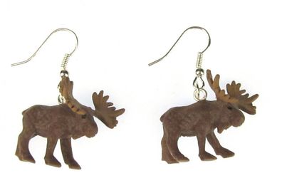 Elch Ohrringe Elchohrringe Miniblings Rentier Schweden Elche Weihnachten Moose