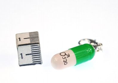 Pille Charm Anhänger Miniblings Pillen Kapsel Ärtzin Tablette - DEINE Nachricht