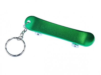 Skateboard Schlüsselanhänger Miniblings Anhänger Flaschenöffner Board grün