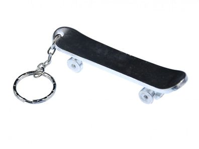 Skateboard Schlüsselanhänger Miniblings Anhänger Flaschenöffner Board silber Alu