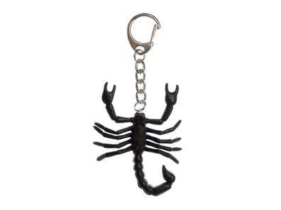 Skorpion Schlüsselanhänger Miniblings Sternhzeichen Anhänger Halloween schwarz