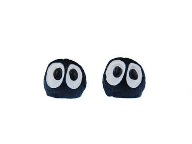 Augen Ohrstecker Miniblings Stecker Ohrringe Augen schwarz weiß