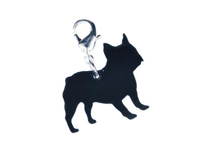 Mopps Charm Anhänger Bettelarmband Miniblings Charms Französische Bulldogge Hund