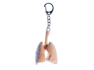 Lunge Schlüsselanhänger Miniblings Anhänger Schlüsselring Organ Mensch Anatomie