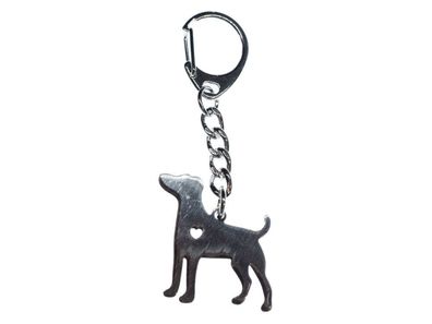 Hund Herz Schlüsselanhänger Miniblings Anhänger Schlüsselring Labrador Edelstahl