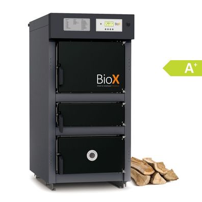 1A Solarbayer BioX 45 mit 43,2 kW. Holzvergaser Heizung Kessel Holzheizung