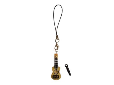 Gitarre Holz Handyanhänger Miniblings Handyschmuck Instrument Musikinstrument