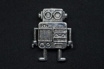 Roboter Brosche Pin Roboterbrosche Button Miniblings Roboterpin Steampunk XL