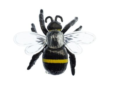 Bienenbrosche Brosche Pin Biene Button Miniblings Honigbiene Insekt Honig Imker