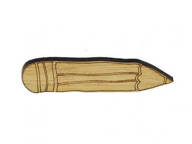 Bleistift Holz Brosche Anstecknadel Bleistift Stift Karikatur Holz Wood Brosche