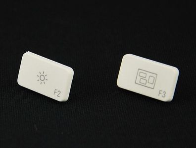 Tastatur Ohrstecker Miniblings Stecker Ohrringe Keyboard weiß F2 F3 Helligkeit