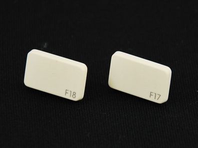 Tastatur Ohrstecker Miniblings Stecker Ohrringe Keyboard weiß F17 F18 blanco