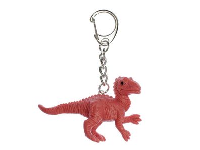 Allosaurus Schlüsselanhänger Miniblings Dino Echse Dinosaurier Urzeit pink