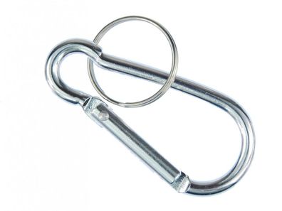 Karabiner Schlüsselanhänger Miniblings Anhänger Schlüsselring Klettern silber