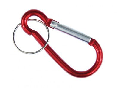 Karabiner Schlüsselanhänger Miniblings Anhänger Schlüsselring Klettern rot