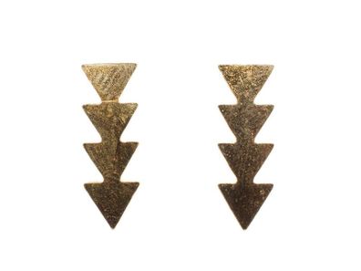 Pfeil Ohrstecker Miniblings Ohrringe Zeichen Indianer Pfeile rose Dreiecke