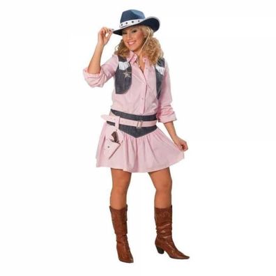 Cowgirlkostüm - rosa - Größe: 36 - 44