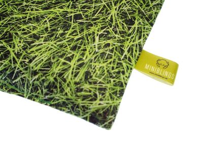 Kräuterkissen Schlafkissen Erkältung Miniblings 22x18cm grün Gras Wiese Natur