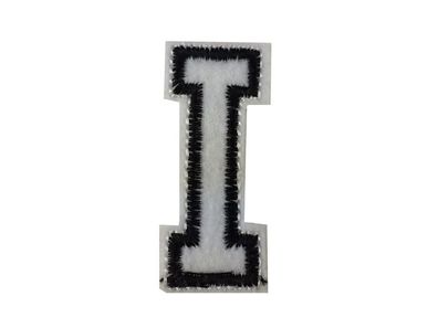 Buchstaben Initialen Alphabet ABC Bügelbild Patch Miniblings 4,5cm Buchstabe I