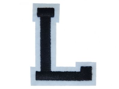 Buchstaben Initialen Alphabet ABC Bügelbild Patch Miniblings 5cm Buchstabe L