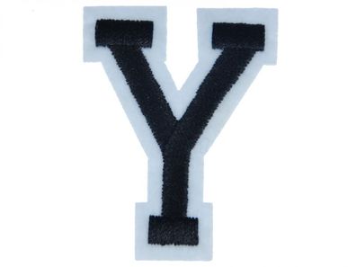 Buchstaben Initialen Alphabet ABC Bügelbild Patch Miniblings 5cm Buchstabe Y
