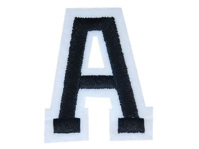 Buchstaben Initialen Alphabet ABC Bügelbild Patch Miniblings 4,5 Buchstabe A neu